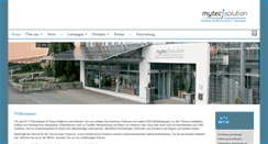 Desktop Screenshot of mytec-solution.de