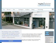 Tablet Screenshot of mytec-solution.de